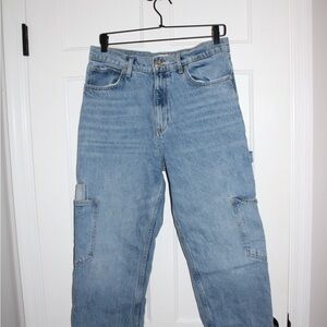 Denim Cargo Jeans